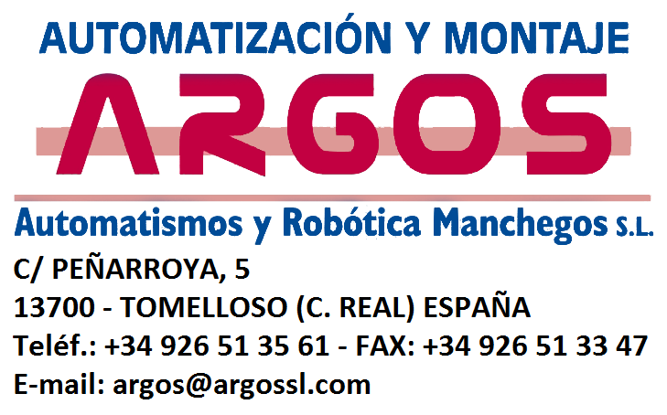 Automatizacion y montaje argos, Automatismos y Robótica Manchegos, Peñarroya, 5 - Tomelloso - Ciudad Real